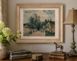 Camille Pissarro – La Diligence, route d'Ennery